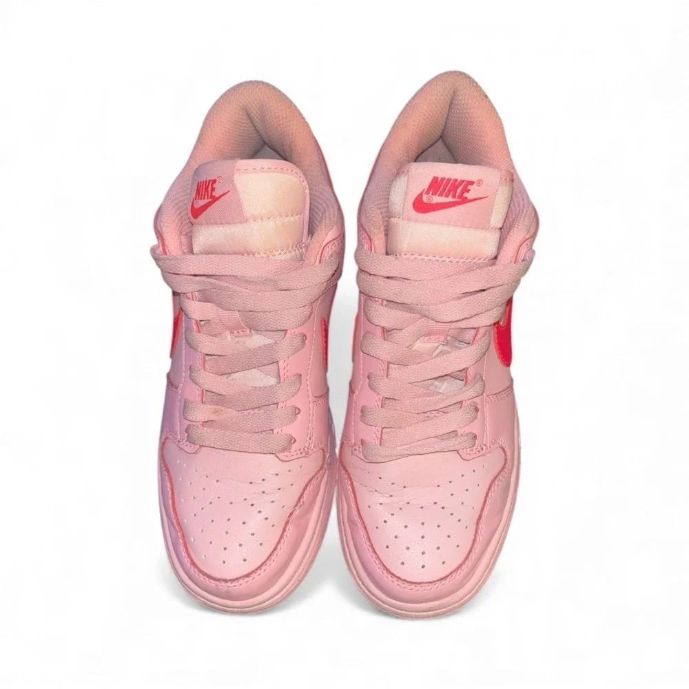 Nike Dunk Low Triple Pink Kids Size 3Y